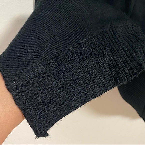 Lane Bryant Black Knit Sweater Dress size 26/28 - Picture 5 of 8